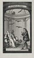 KG 12038
<br/>
Scène: Le Temple de l'ennui.
<br/>
<em>Picart, Bernard (1673-1733) - attr.</em>